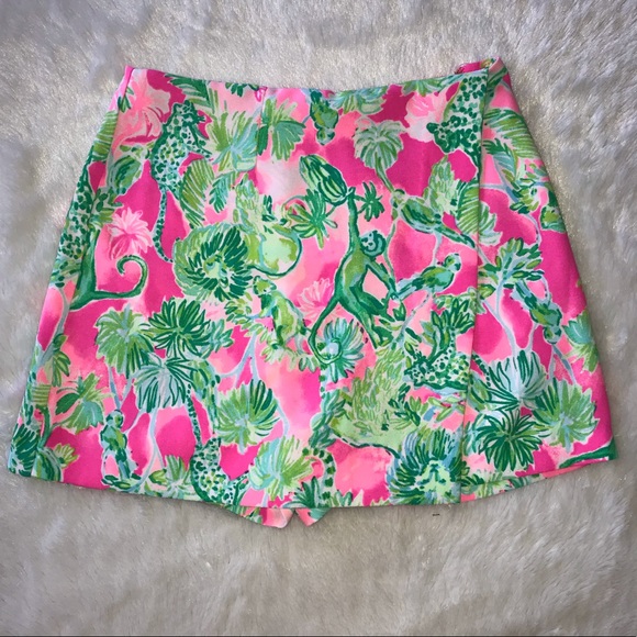 Lilly Pulitzer Raz Berry Catty Shack Cassia Skort - Picture 1 of 4